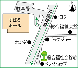 停留所地図の画像