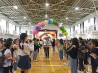 退場する1年生