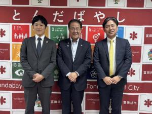 面会者との記念写真