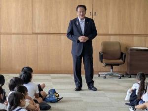 市長挨拶の写真