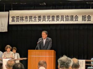 市長挨拶の写真