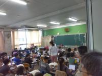 4年生の授業参観の様子