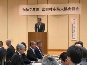 市長挨拶の写真