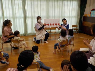 絵本を読んでもらったよ