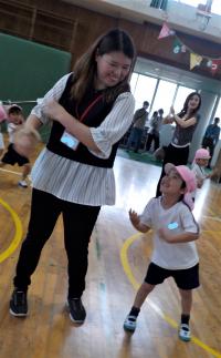 親子でダンス♥