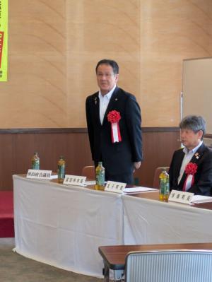市長挨拶の写真