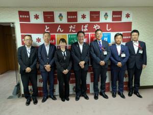 面会者との記念写真