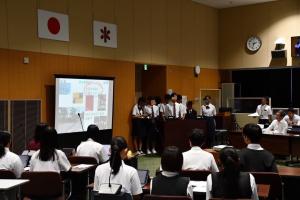 中学生発表の様子