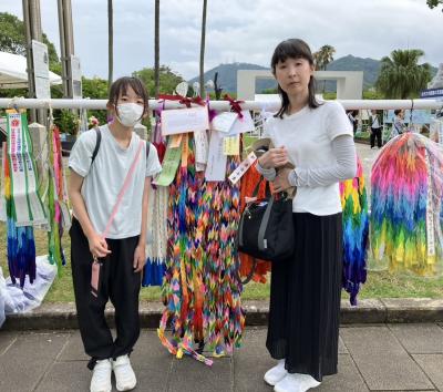 辻さん・千羽鶴