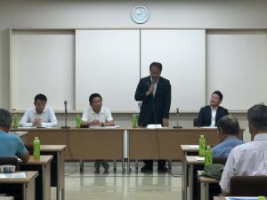市長挨拶の写真