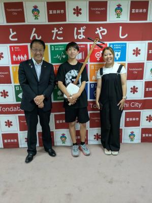 面会者との記念写真