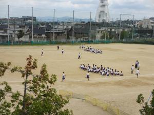 体育大会の練習1