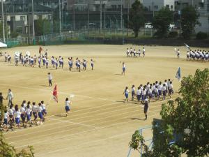 体育大会の予行