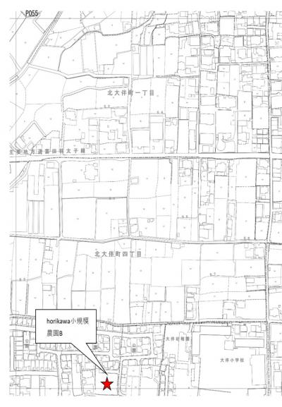 horikawa小規模農園B地図