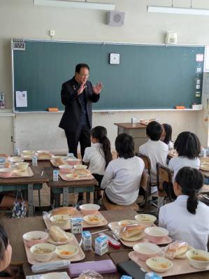 市長挨拶の写真