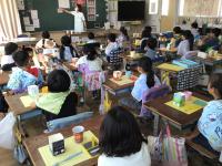 歯みがき教室の様子