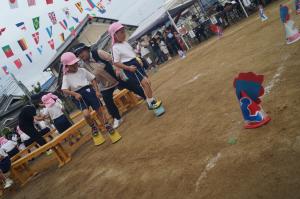 竹ぽっくりにチャレンジ