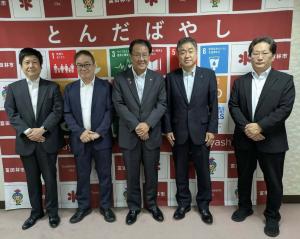 面会者との記念写真