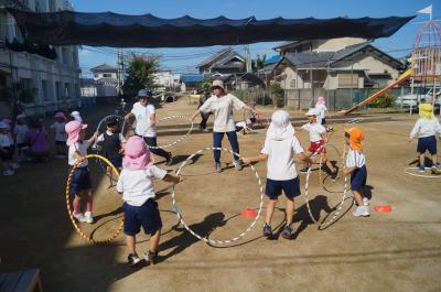 みんなでフープ