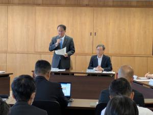 市長挨拶の写真