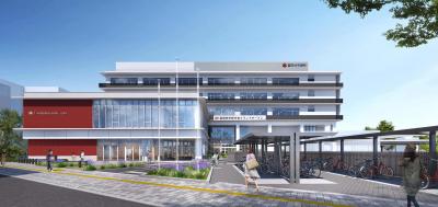 新庁舎外観パース（正面）