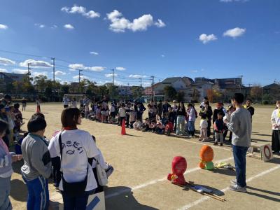 担架リレー説明中