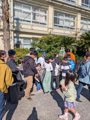 防止グッズ配布