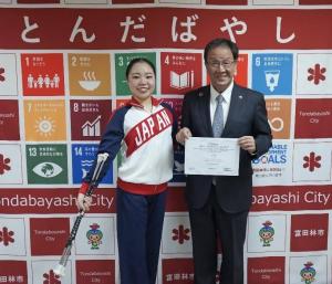 面会者との記念写真