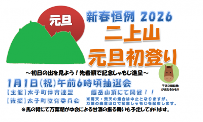 二上山元旦初登り画像データ