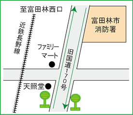 停留所地図の画像