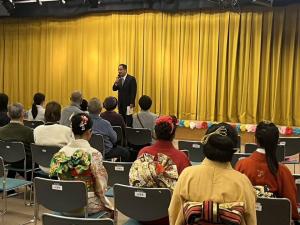 市長挨拶の写真