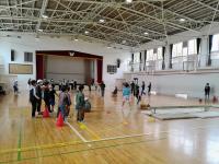 体育館のコーナーの様子