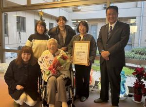 面会者との記念写真