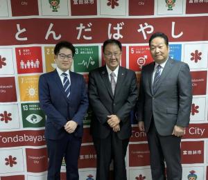 面会者との記念写真