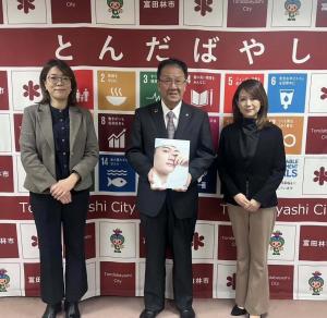 面会者との記念写真