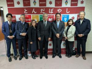 面会者との記念写真