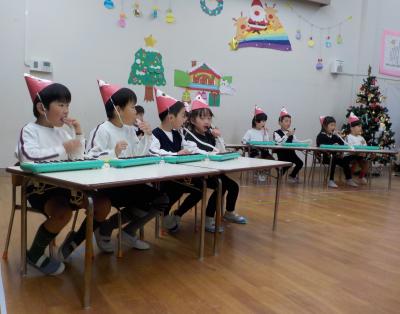 ５歳児ピアニカ演奏