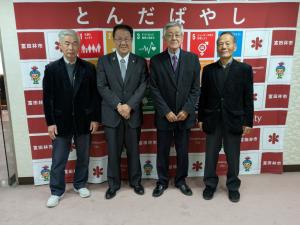 面会者との記念写真