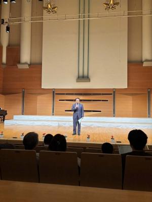 市長挨拶の写真