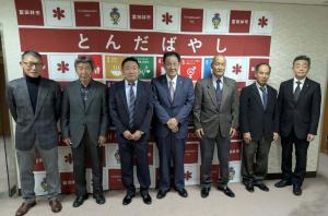 面会者との記念写真