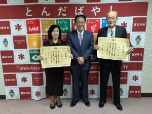 面会者との記念写真