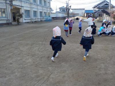 避難訓練をしました