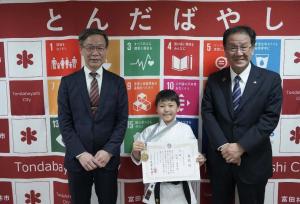 面会者との記念写真