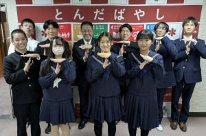 面会者との記念写真