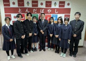 面会者との記念写真