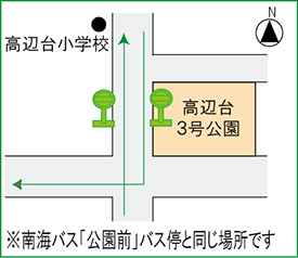 停留所地図の画像