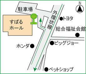 停留所地図の画像