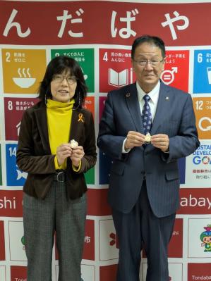 面会者との記念写真