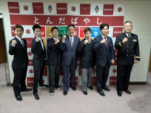 面会者との記念写真