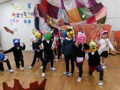 5歳児の劇です